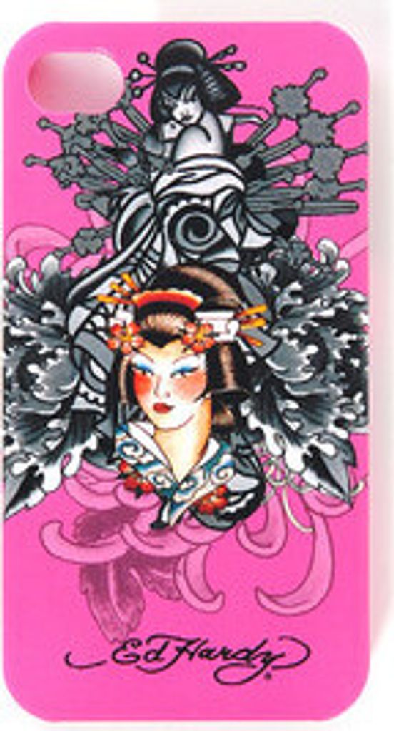Ed Hardy - Hard Shell Faceplate iPhone 4 Geisha Collage