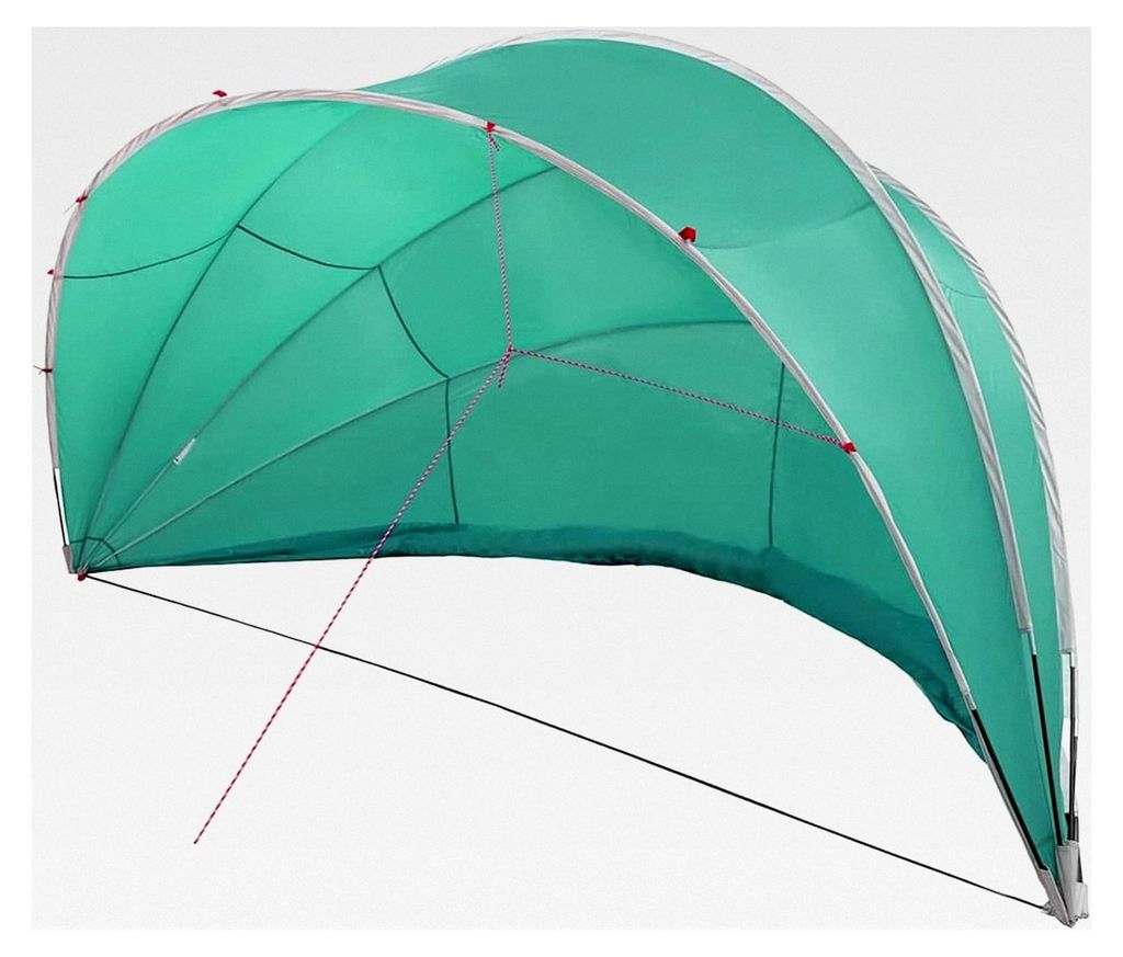 Faltbarer Pool-Dom für Außenpools - UV-Schutz und wetterfest - Grün - 185T Polyester mit PolyurethanBeschichtung
