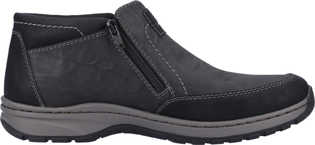 Rieker Herren Stiefeletten Warmfutter Reißverschluss Boots Produktbild 3