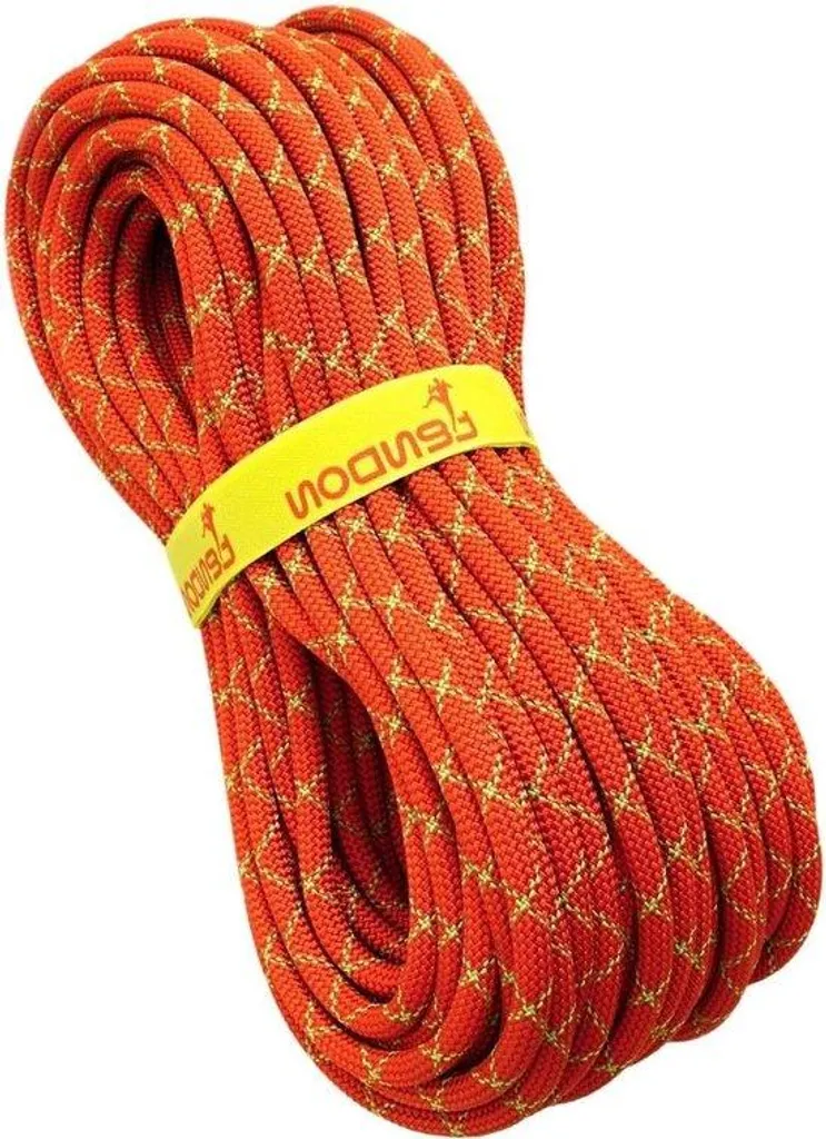Corde d'escalade 80 mètres dynamique rouge idéale pour grandes voies