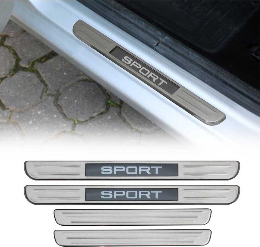 Einstiegsleisten Türschweller Sport für VW Tiguan 2016-2024 Chrom Gebürstet 4tlg