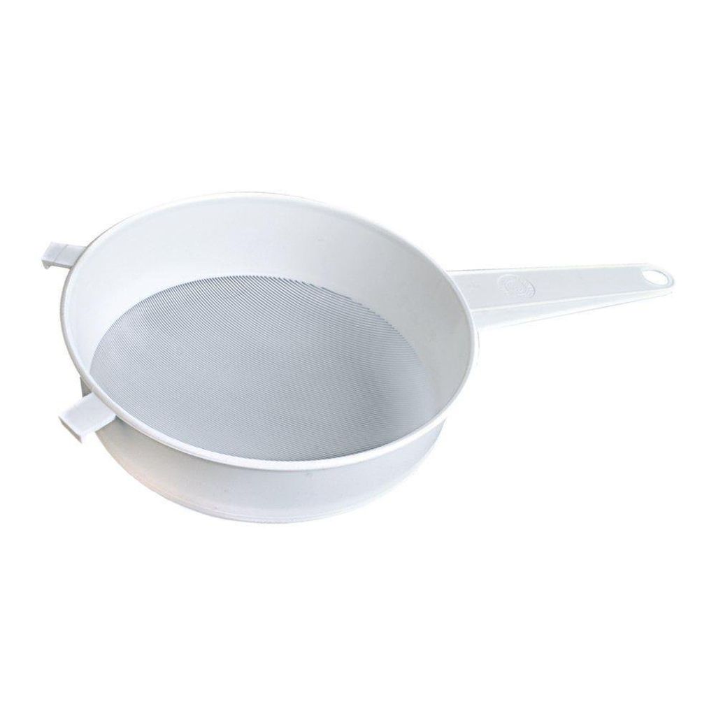ORION Küchensieb mit Stiel Sieb Durchschlag 12 cm