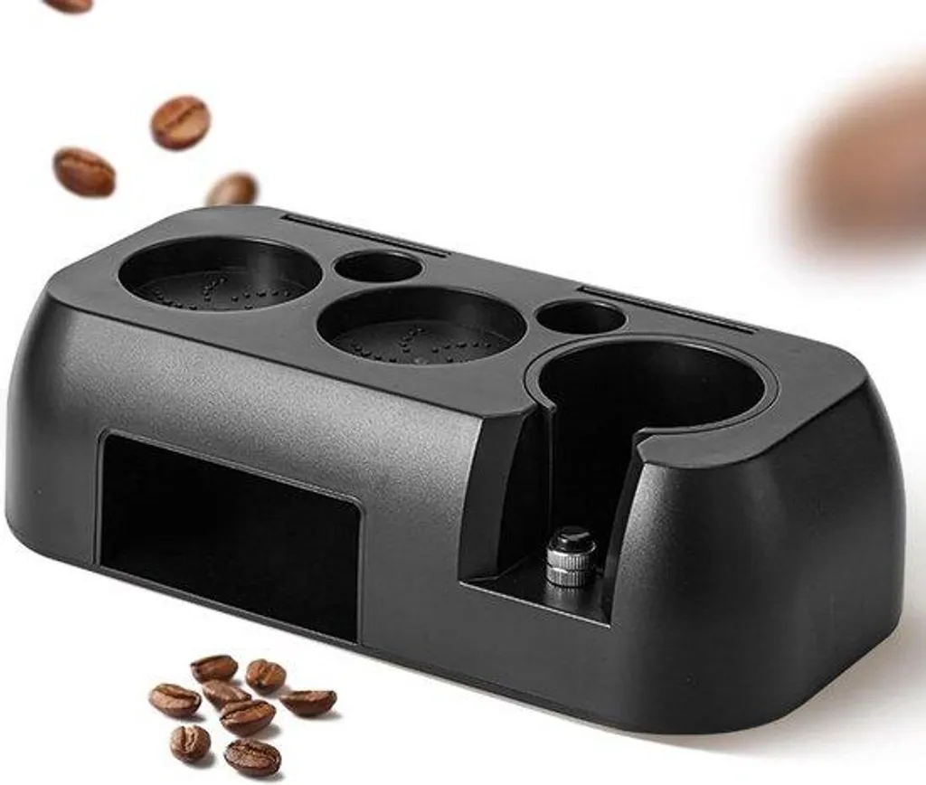 Tampon Café Noir en ABS 51/54/58 mm pour Éviter le Canaling Espresso