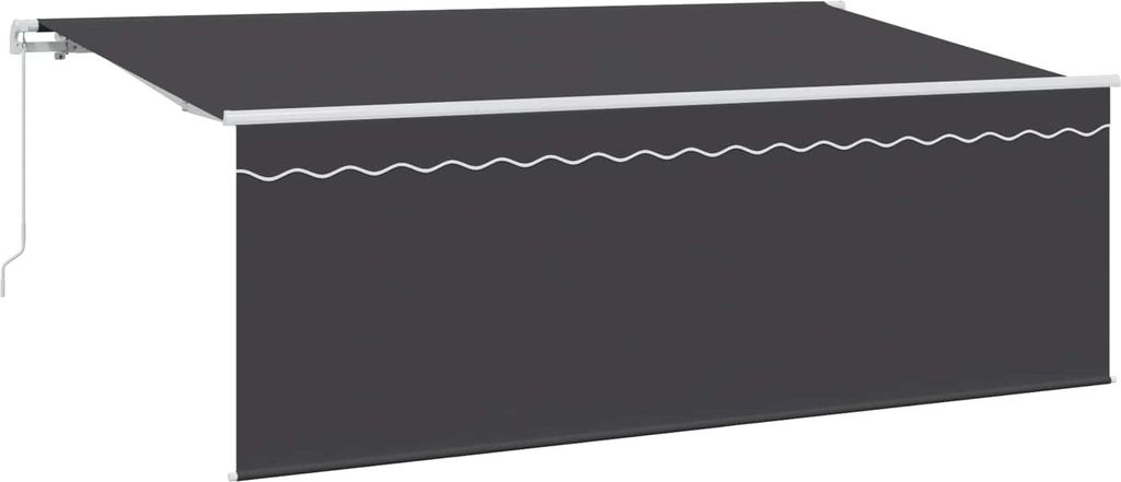Maison Exclusive - Einziehbare Markise Anthrazit 400 x 200 cm