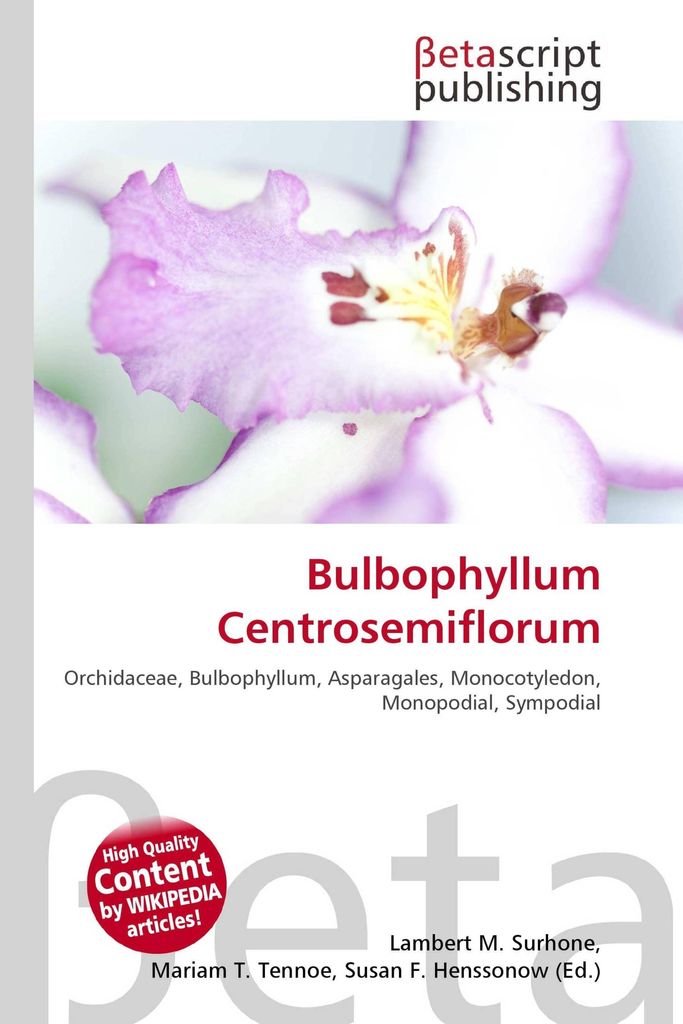 Bulbophyllum Centrosemiflorum