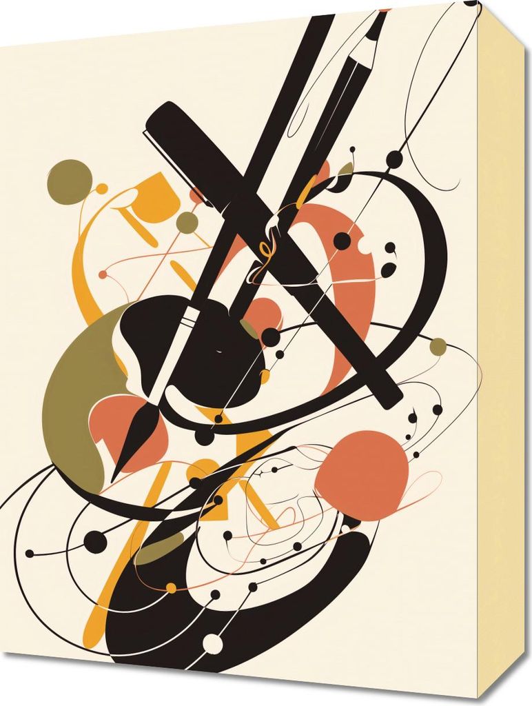 Bild 30x40cm Abstrakter Rhapsodie