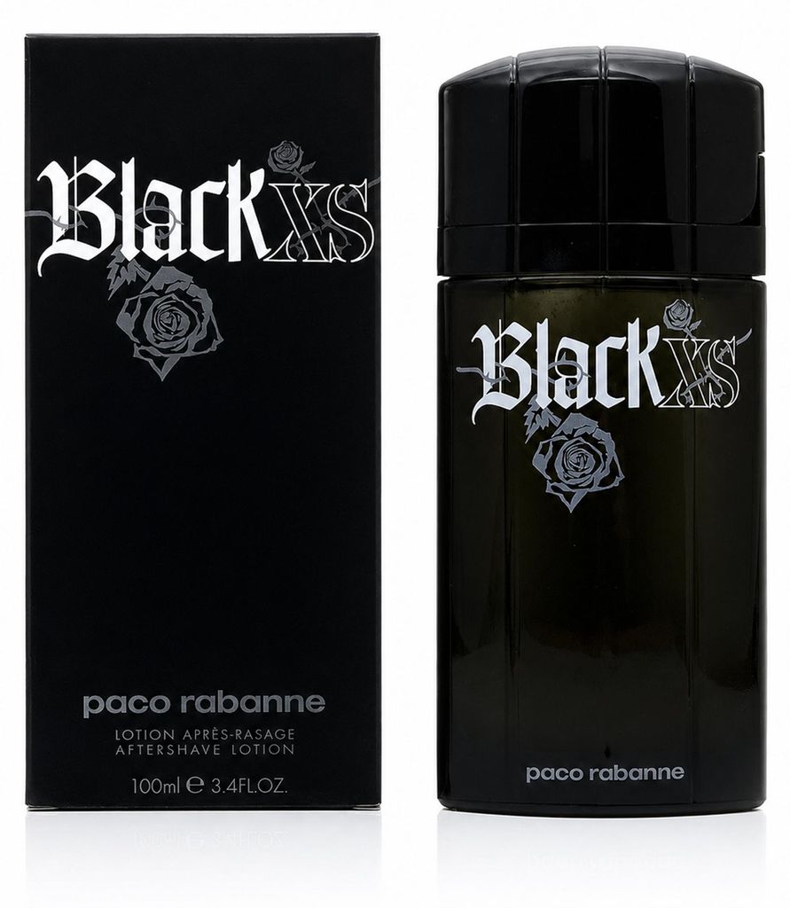 Paco Rabanne Black  XS  Pour Homme After Shave 100ml Produktbild  KI-generiertes Bild