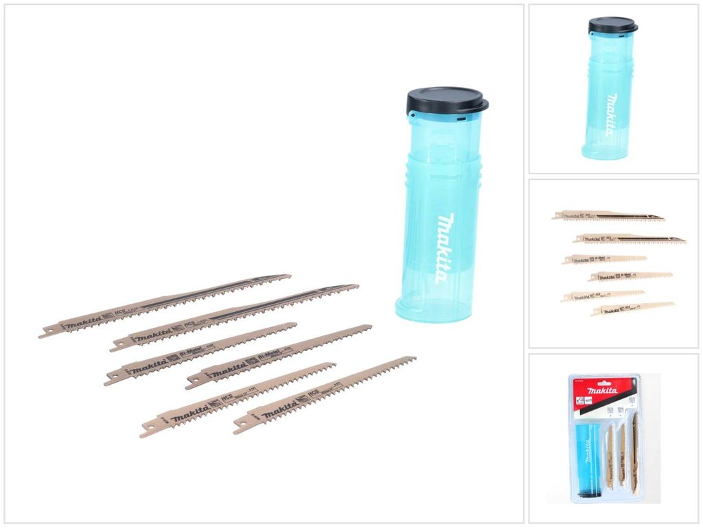Makita Reciprozaagblad-assortiment A 152 - 203 mm 6 stuks ( Productafbeelding 