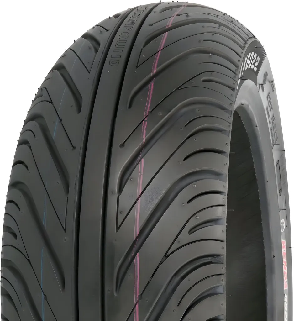 Pneu scooter 130/70-12 anti-glisse Kenda K6022 pour sol mouillé et sec