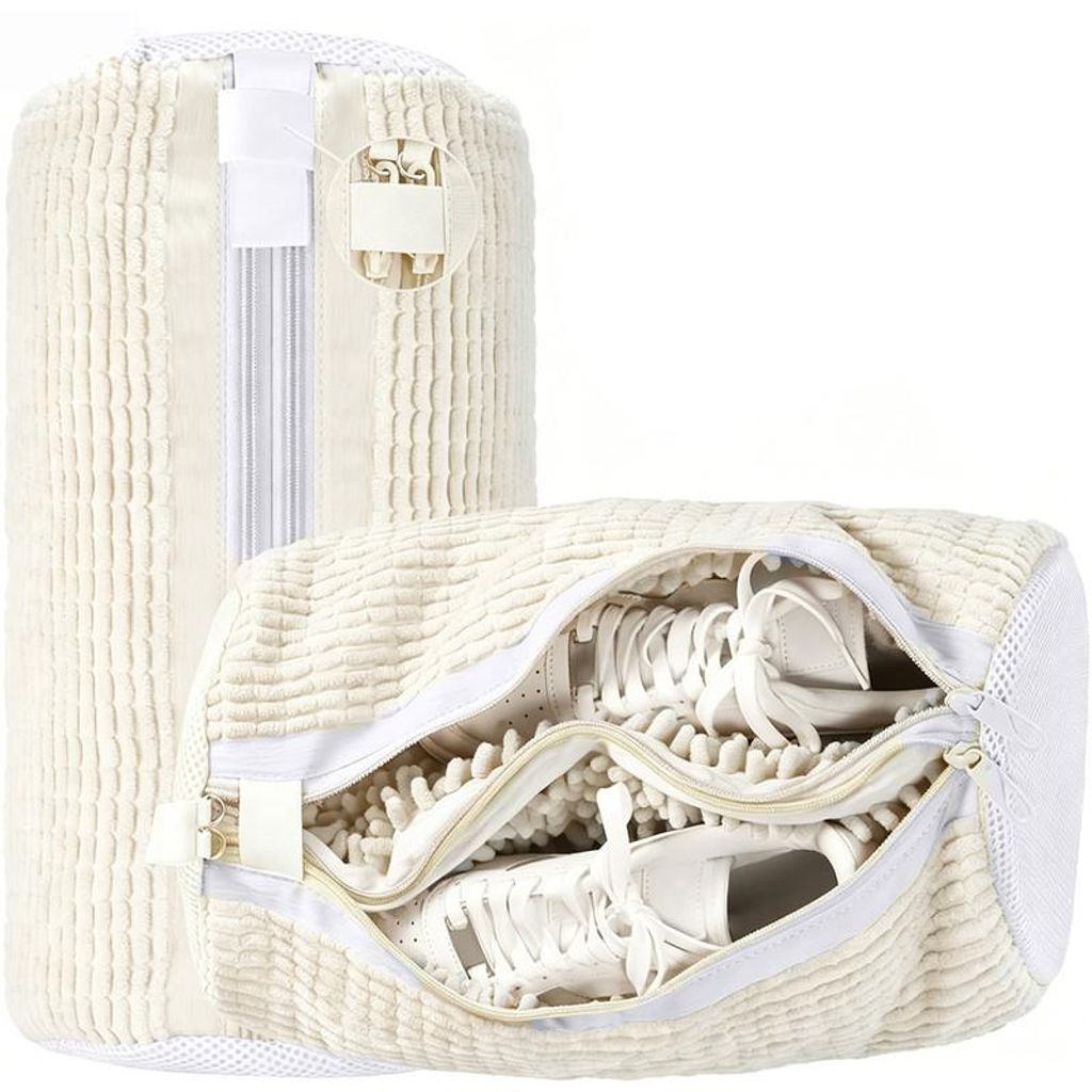 Reißverschluss Schuhwaschbeutel 24x39 cm 2in1 Schuhschutz Produktbild 
