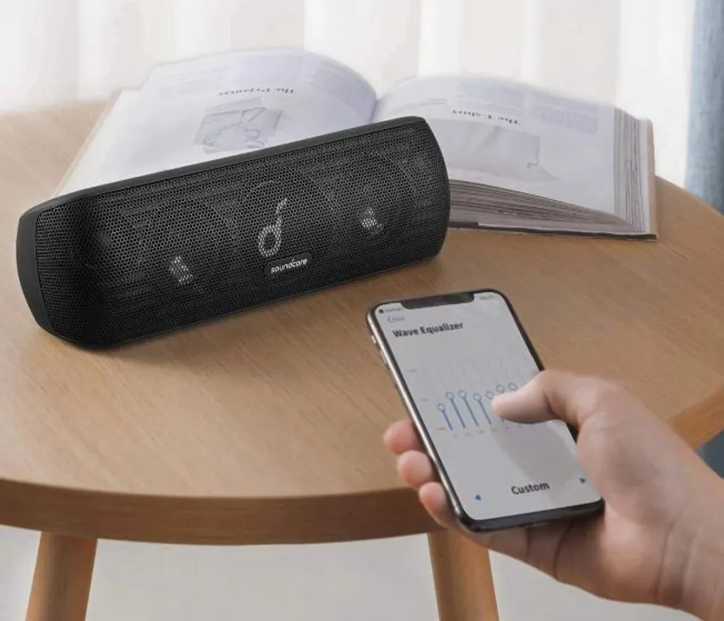 SoundCore Motion+ Enceinte Bluetooth Hi-Res Audio et Technologie BassUp