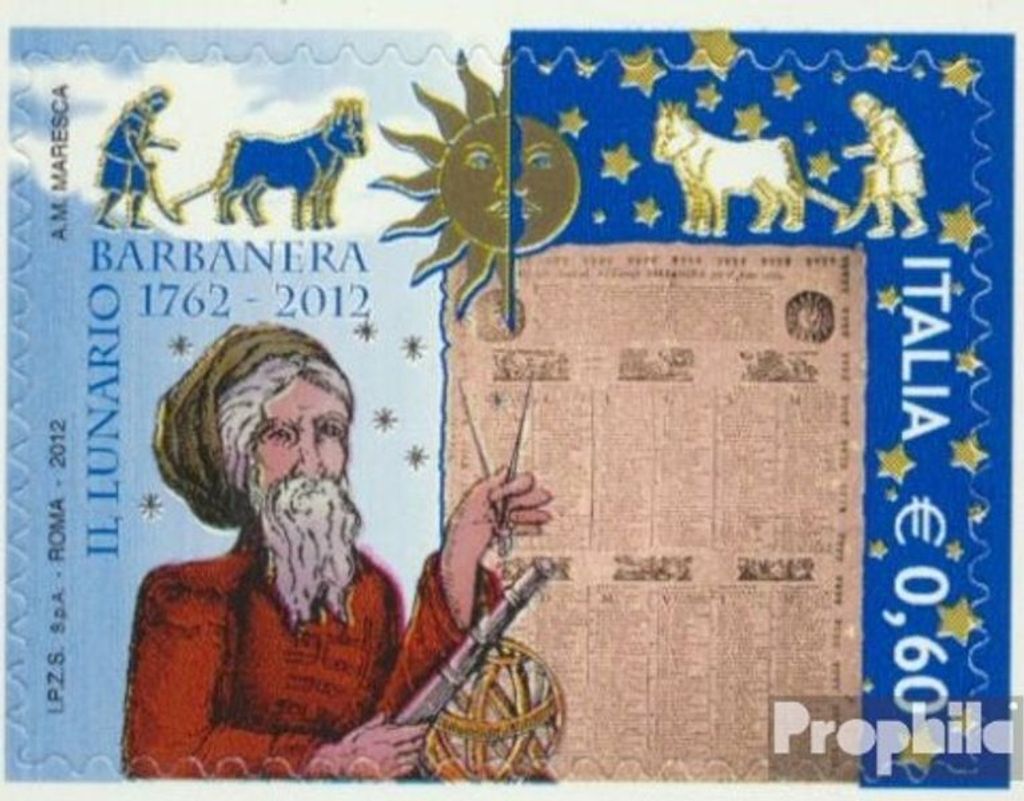 Briefmarken Italien 2012 Mi 3525 (kompl.Ausg.) postfrisch Mondkalender