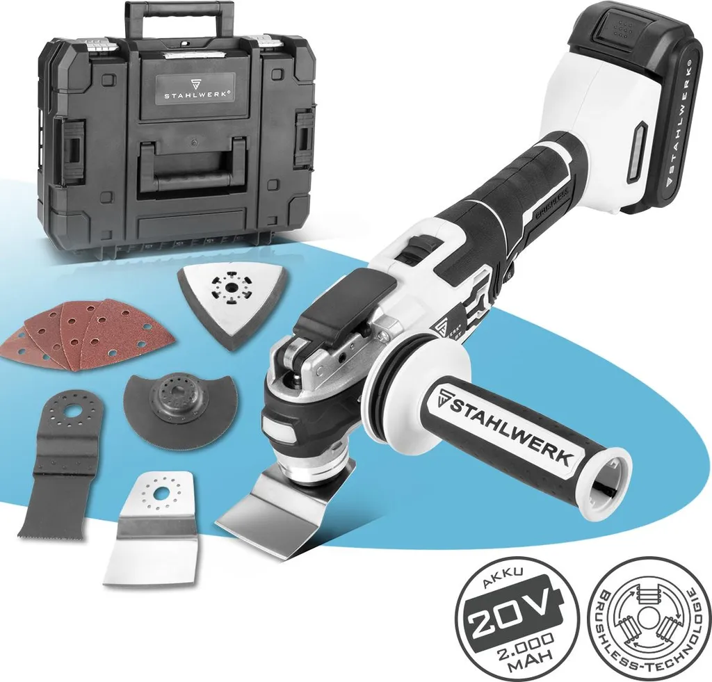 Multicutter Batteria STAHLWERK 900W: Rivoluziona il Tuo Restauro Creativo