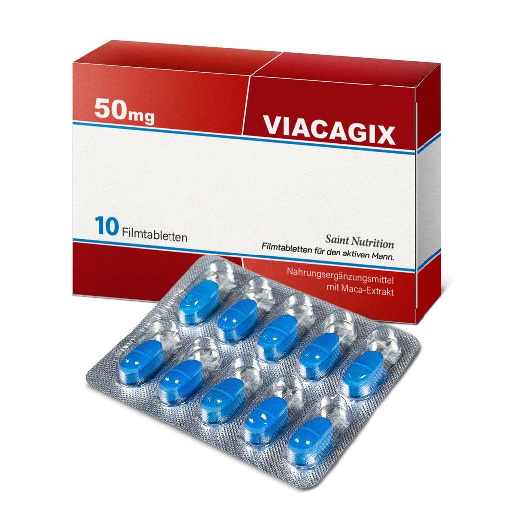 Saint Nutrition Viacagix | für Männer – Verzögerung der Ejakulation – mehr Spaß zu zweit – Potenz steigernd – mehr Potenz – 50mg