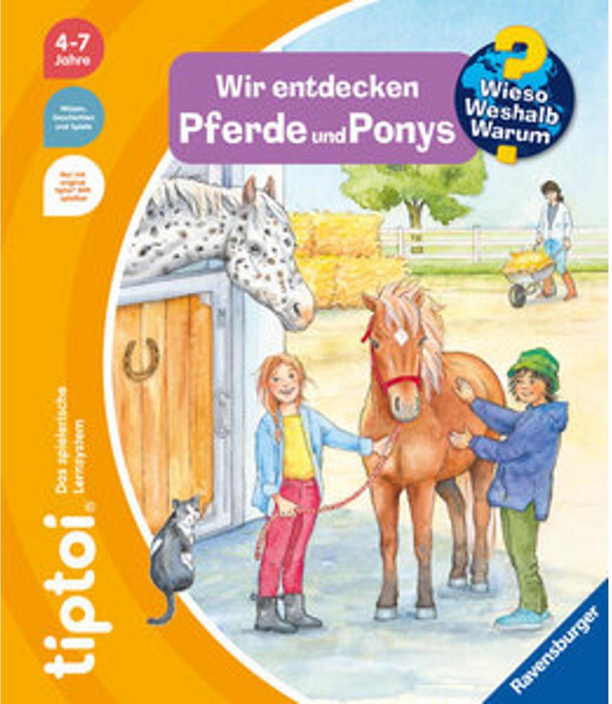 Ravensburger tiptoi Wieso? Weshalb? Warum? Wir entdecken Pferde und Ponys
