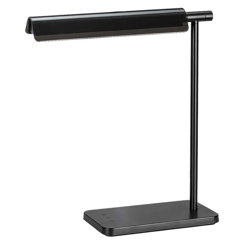 Fini la fatigue oculaire avec la lampe de bureau LED Horus 2934 noire 7W