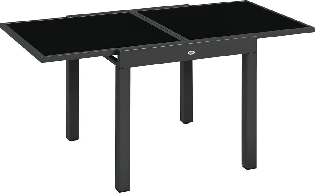 Outsunny Table extensible de jardin grande taille dim. Image du produit 