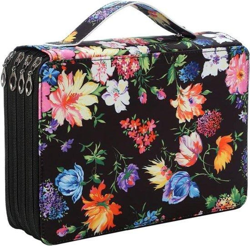 Kunst-Etui Organizer - Großes Zeichnen Aufbewahren - Kunstmaterialien Hüten - Hohe Fähigkeit - 200 Fächer - Vielfarbig