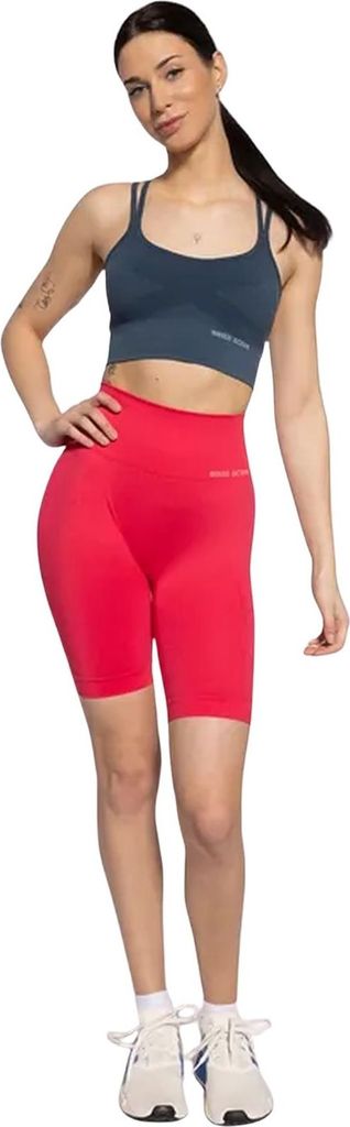 Gatta Active, Radlerhose Damen, Sporthose Kurz, Active seamless, Rot, S