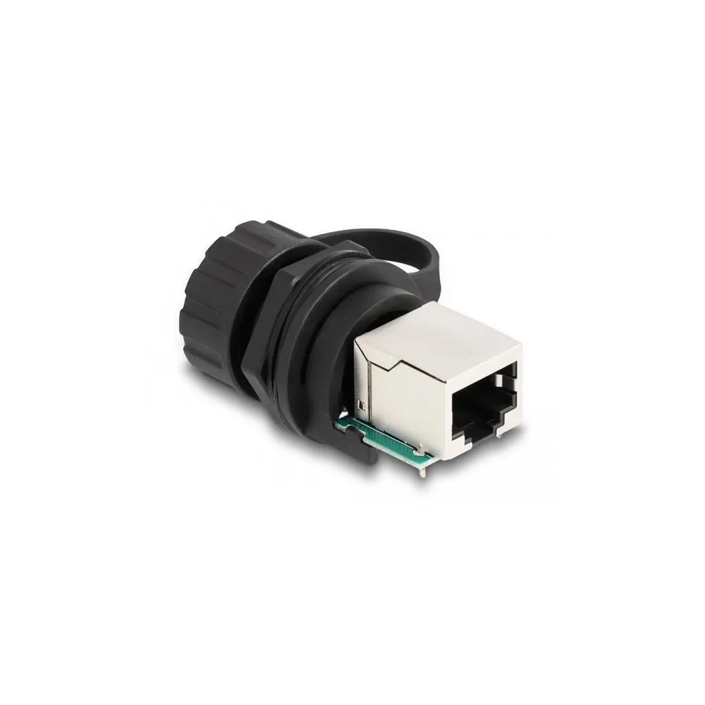 Raccord RJ50 Femelle à Encastrer avec Blindage pour Montage en Panneau