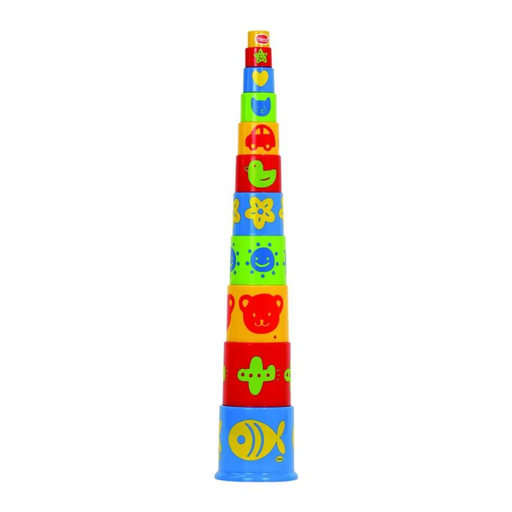 Jouet à Empiler Pyramide GOWI Standard pour Développer la Motricité