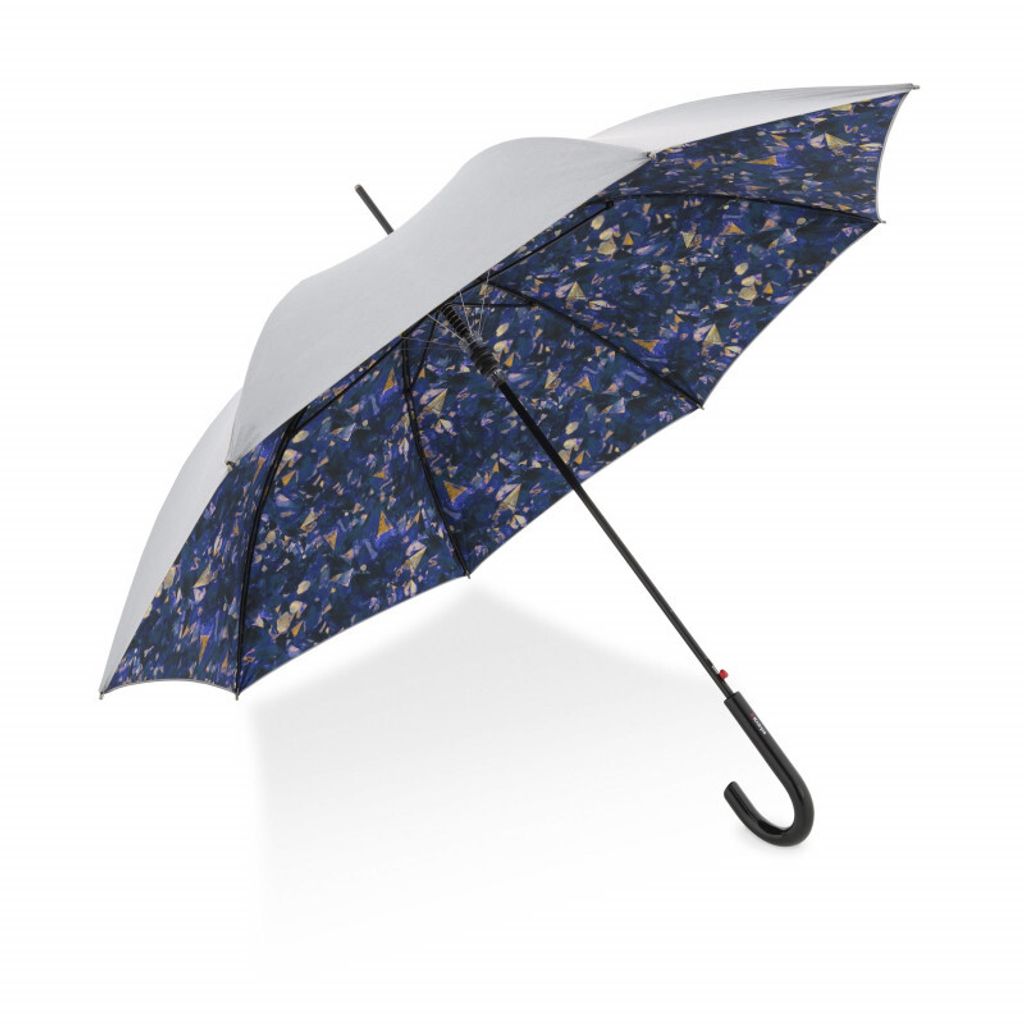 Knirps Stockregenschirm Regenschirm T.760 Stick Automatic UV / Heatshield Feel Lapis dunkelblau