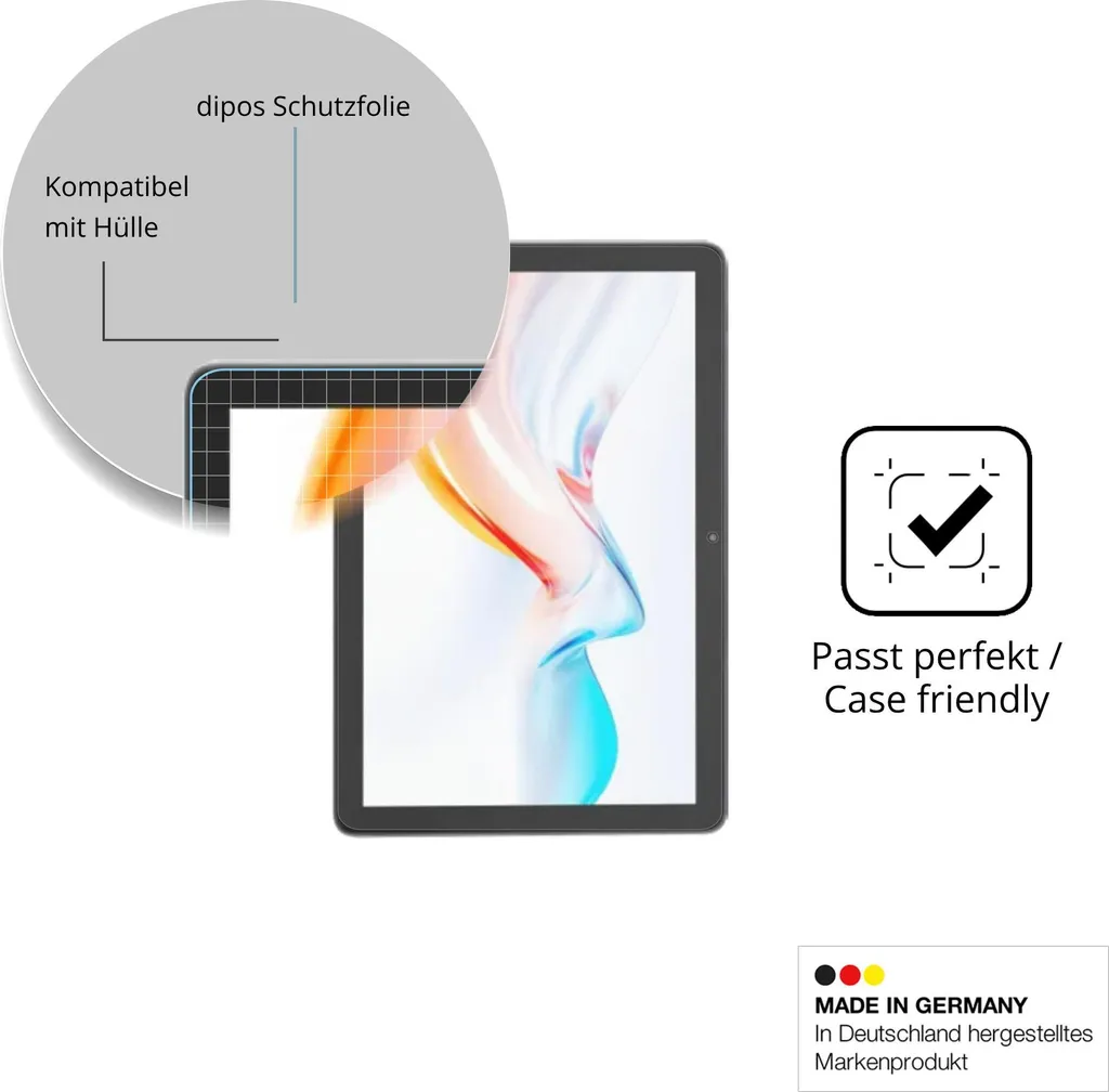 Pellicola Protettiva Medion Life P4013 (2 Pezzi) – Antiriflesso E Anti-Impronta – Made In Germany