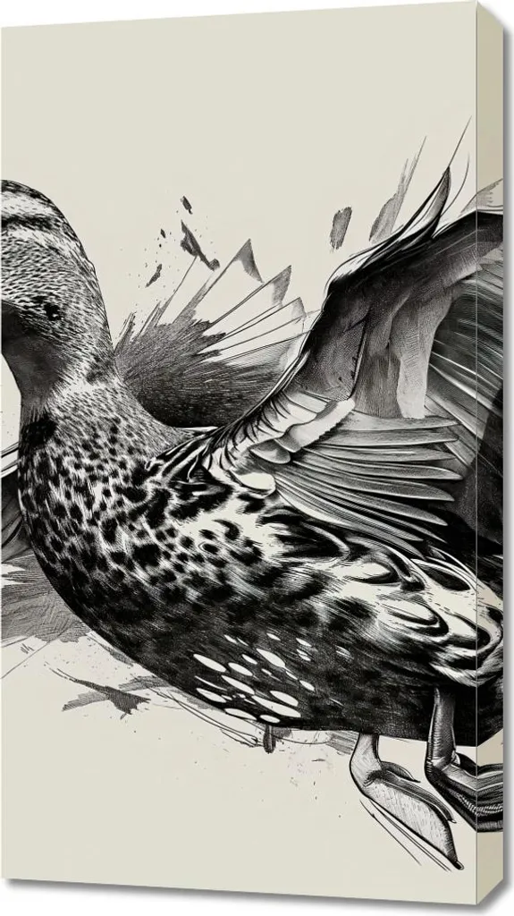 Quadro 50x90 cm Gracja Anatre in volo