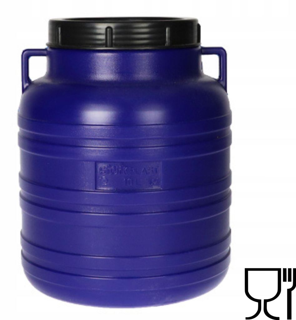 Beczka Plastikowa 10L Na Deszczówkę Wodę Kiszenie Kapusty Zdjęcie produktu 