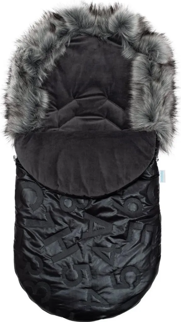 Manteau d'Hiver Bébé Noir Luxury Fuzzy - Protection Froid et Sorties