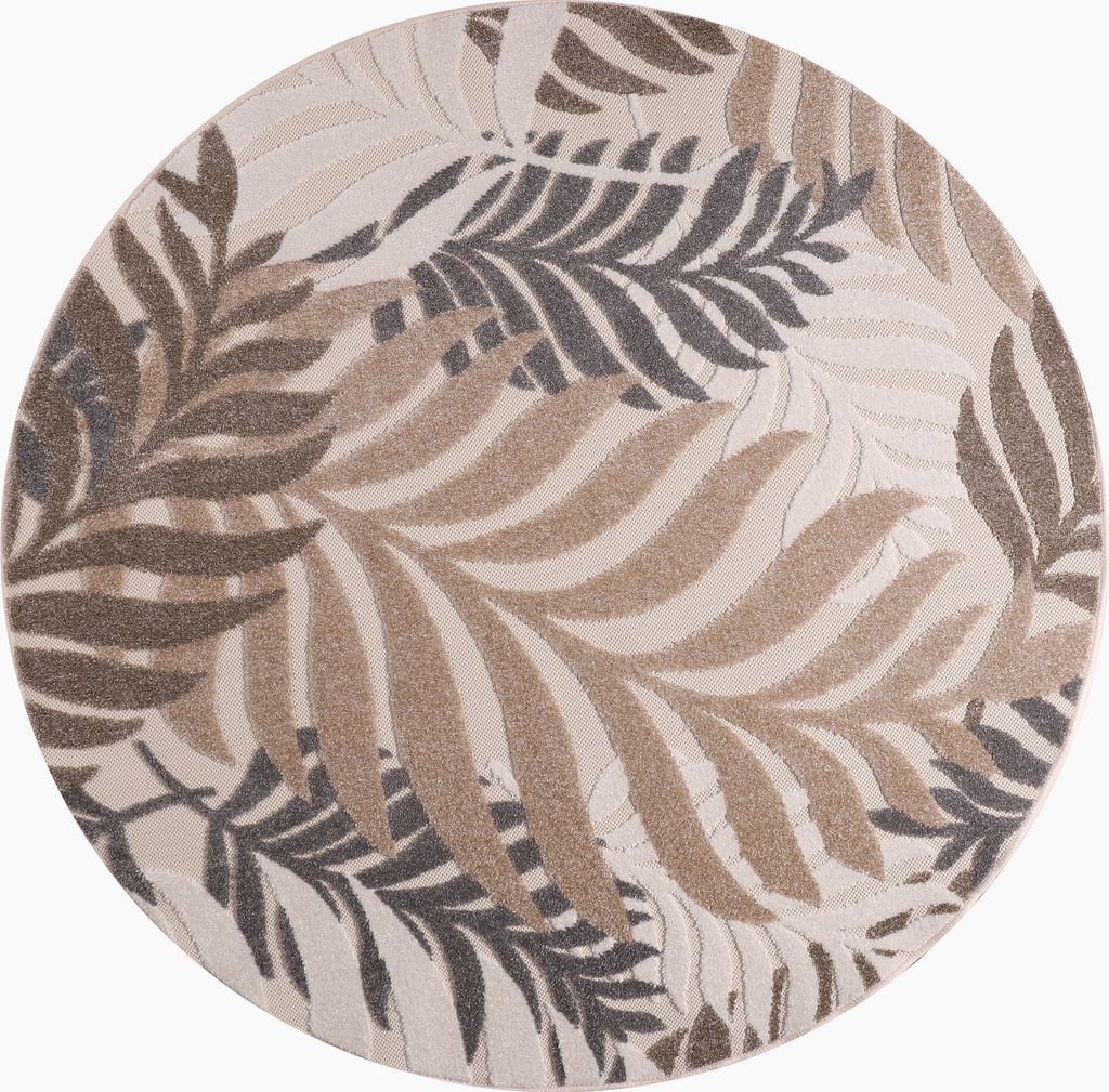 Teppich FLORAL 9022 CREAM 120x120 RUND