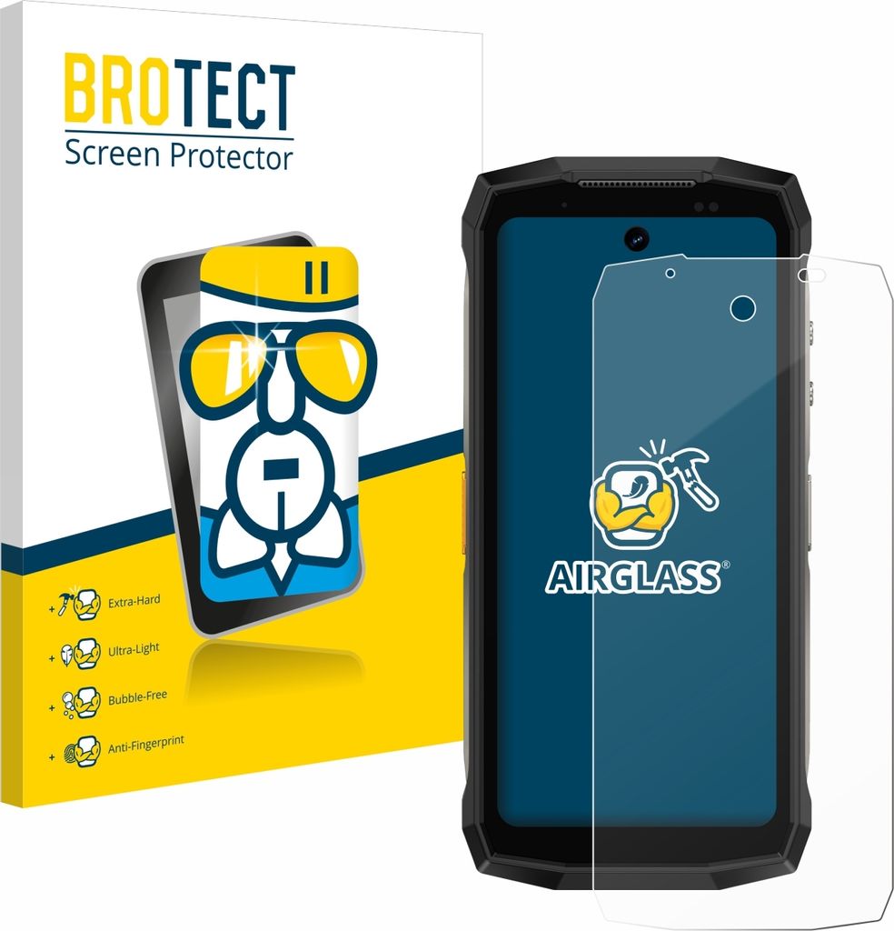 BROTECT Schutzglas für Ulefone Armor Mini 20 Pro Schutzfolie Panzer Folie Glas Display Schutz klar