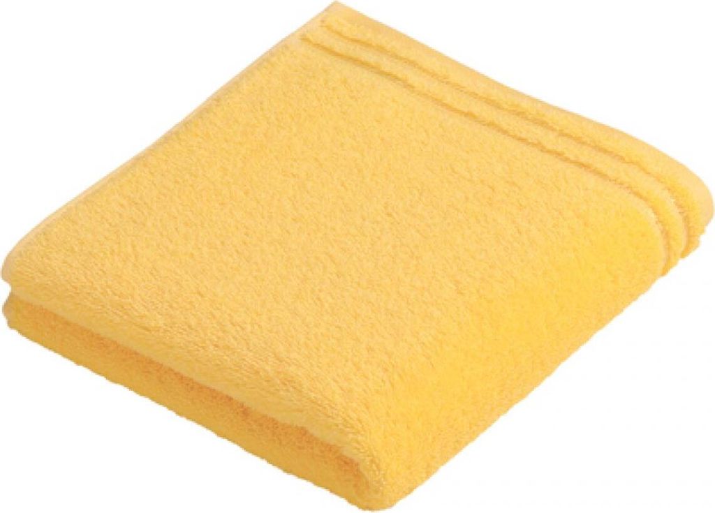 Vossen 114900 | Badetuch Calypso Feeling / 100 x 150 cm - Farbe: Sunflower - Größe: 100 x 150 cm