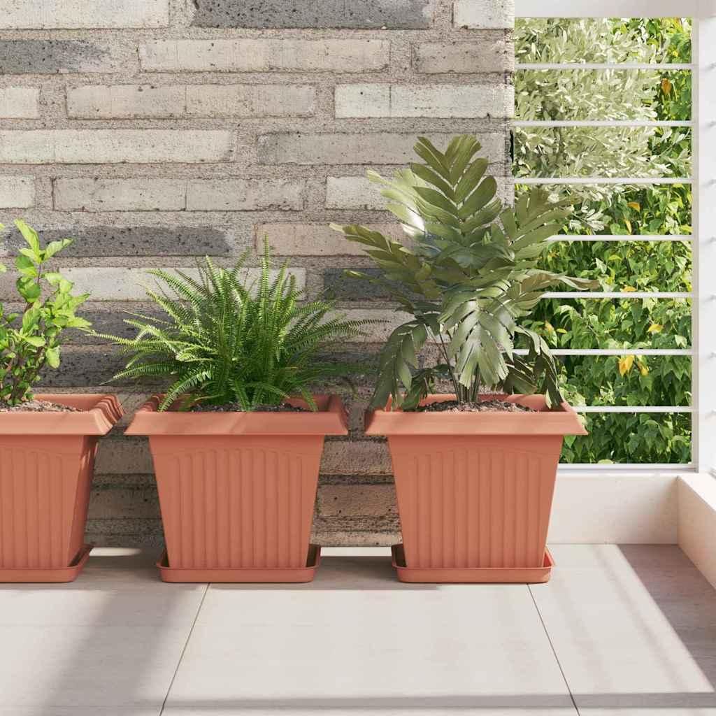Maison Exclusive - Quadratisches Blumentablett 6 pcs Produktbild 