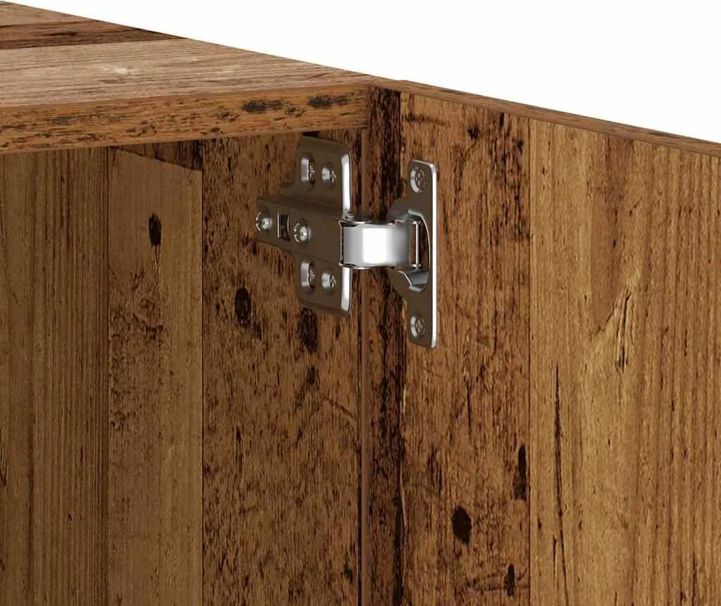 Maison Exclusive - Mobile TV effetto legno antico 100x35x40 cm Materiale ligneo - 8