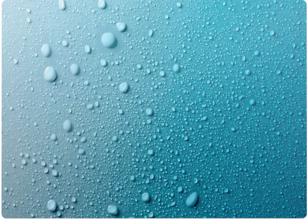 Tropfen Auf Glas – Bodenschutzmatte – Rutschfest – Schutzmatte für Büro – Vinylmatte – Stuhlunterlage – 140 x 100 cm