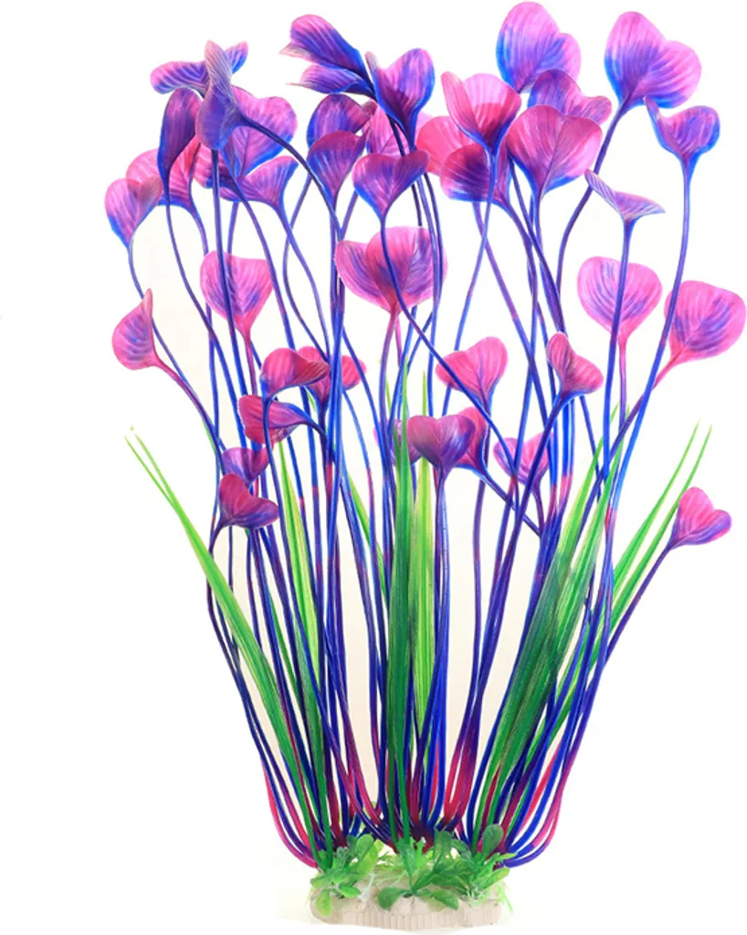 Alghe Viola per Acquario INF - Piante Finte Realistiche e Colorate