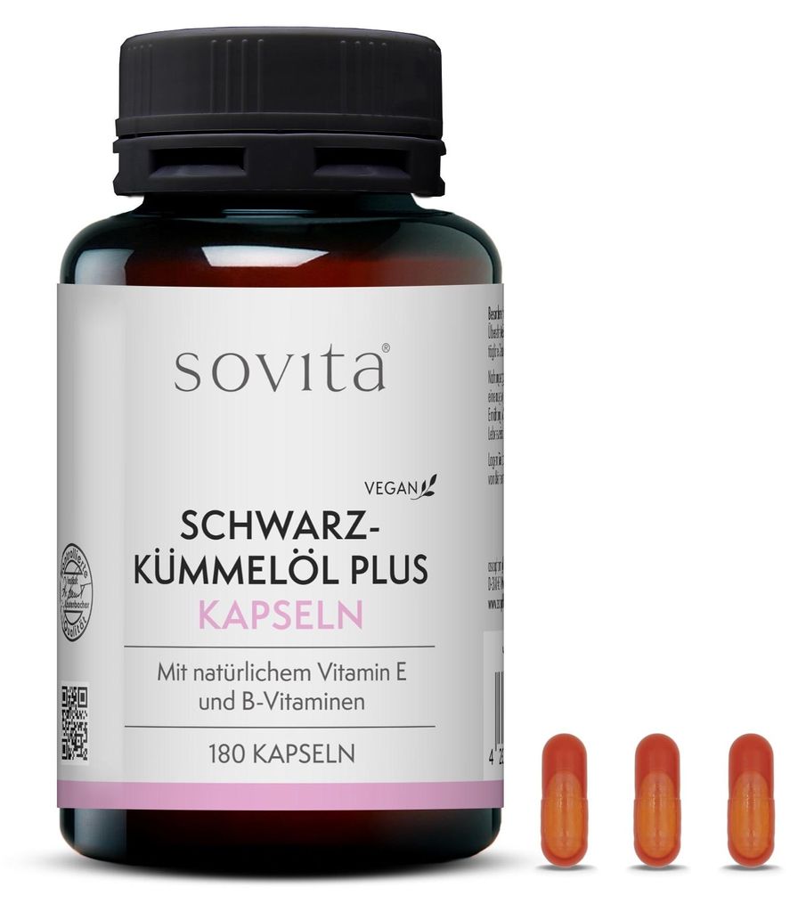 sovita Schwarzkümmelöl Plus Kapseln