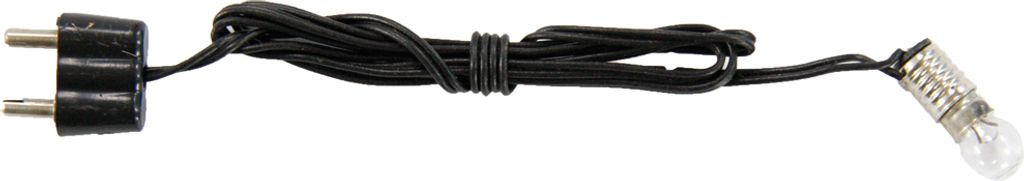 FADEDA Birnchen mit Kabel E10 weiß / Höhe:20 cm / handbemalt / detailgetreue Krippen Figuren - Weihnachten Tisch Dekoration Krippe Zubehör