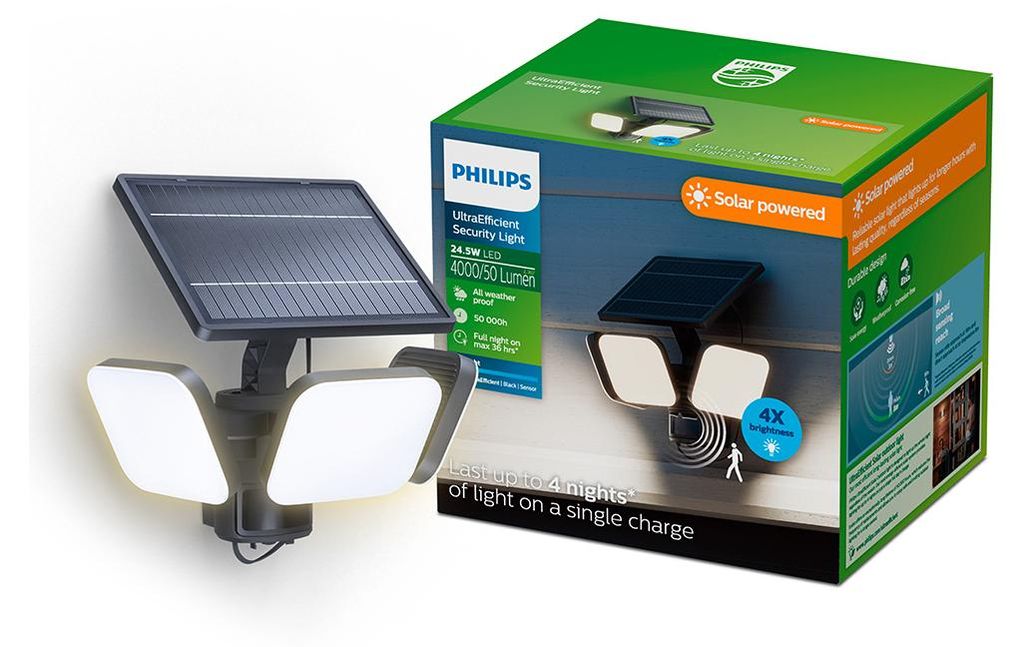 Philips Projecteur Solaire Zyren Sécurité, Solaire, Image du produit 