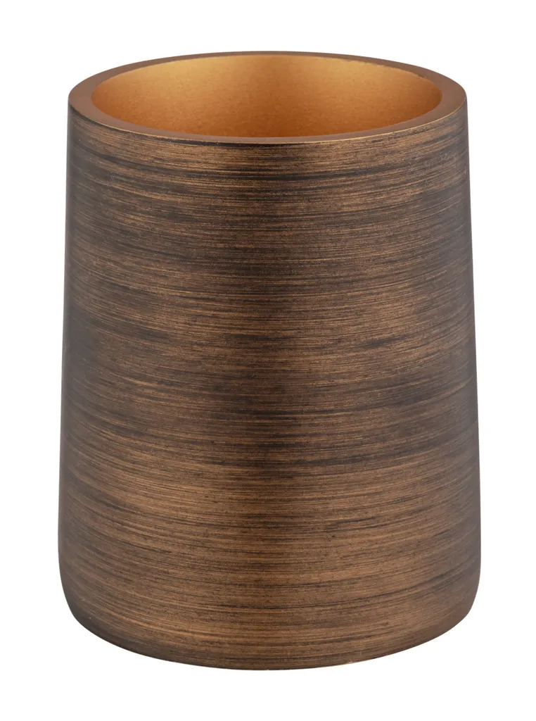 Porta Spazzolino WENKO Palena Bronzo - Accessorio Bagno Moderno