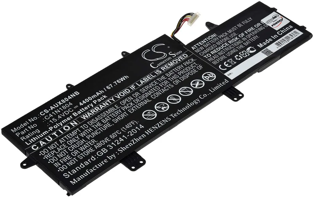 Batterie Asus ZenBook Pro 14 UX480FD-BE623T - Haute Capacité Li-ion