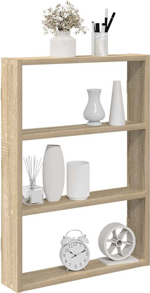 Maison Exclusive - Wandregal Sonoma-Eiche 43x9x60 cm Holzwerkstoff