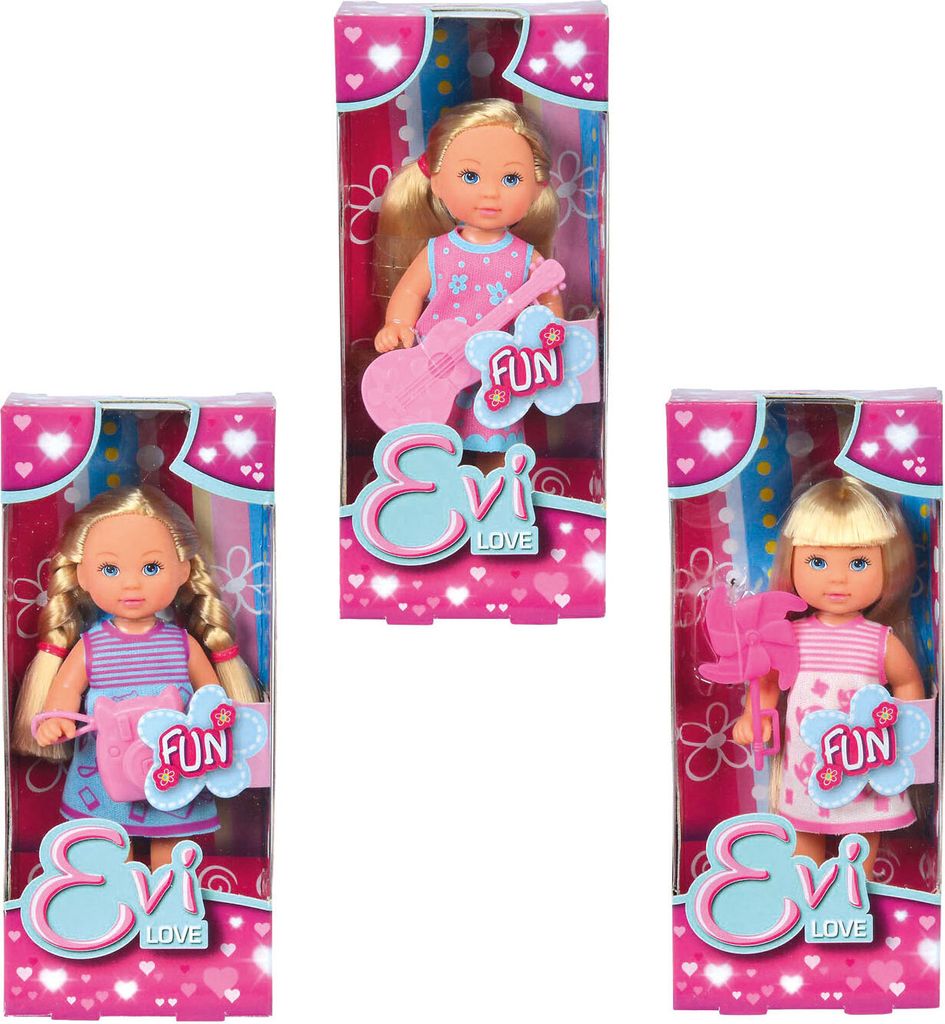 Evi Fun-Puppe, 3 Typen