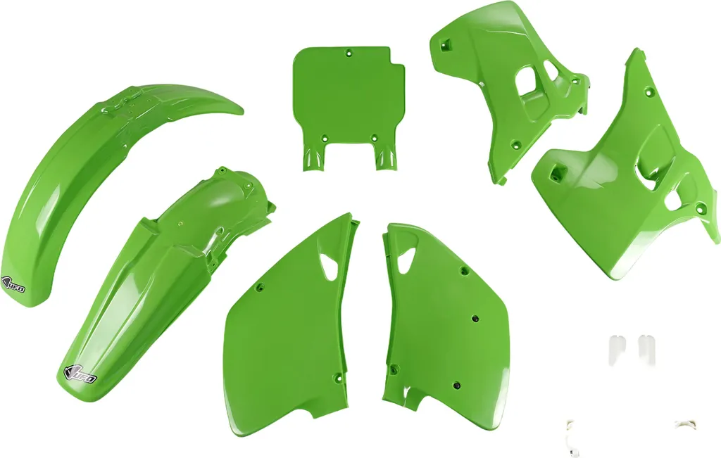 Kit carénage Kawasaki KX 1993 Vert OEM : remplacez vos plastiques cassés