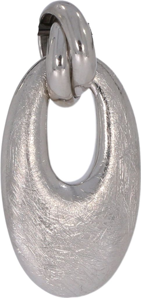 XP0148 Anhänger oval eismattiert 925 Sterling Silber XEN