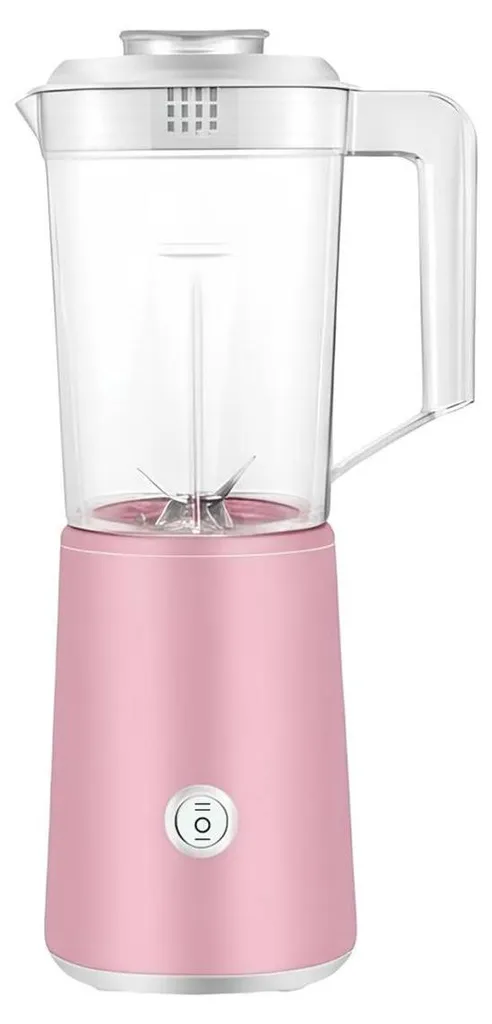 Avizar Mixeur Compact 1,25L Rose - Blender Smoothies Lames Inox 250W