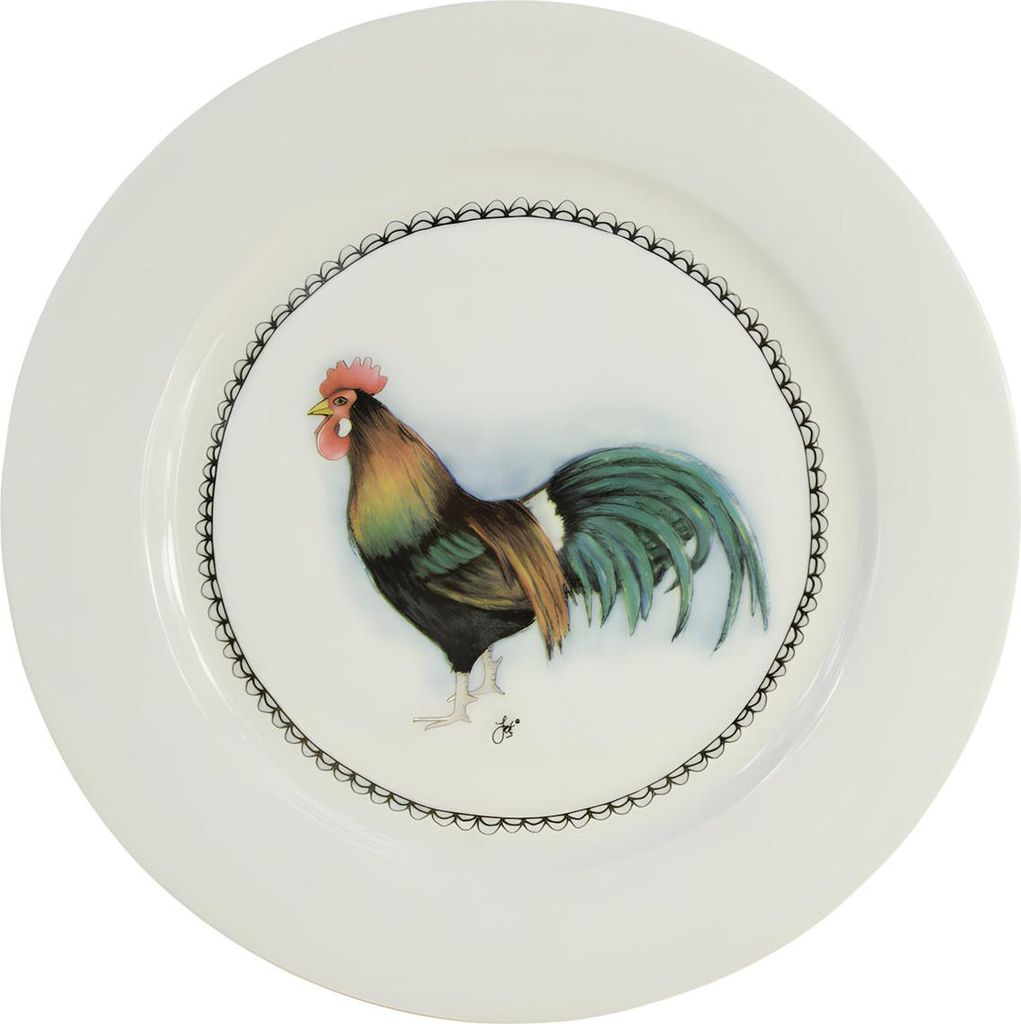 HofundZoo Frühstücksteller 21cm Hahn