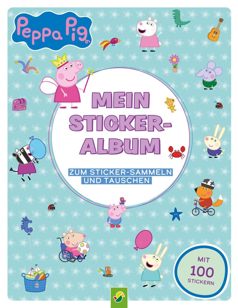 Peppa Pig Mein Stickeralbum mit 100 Peppa Wutz Stickern Produktbild 