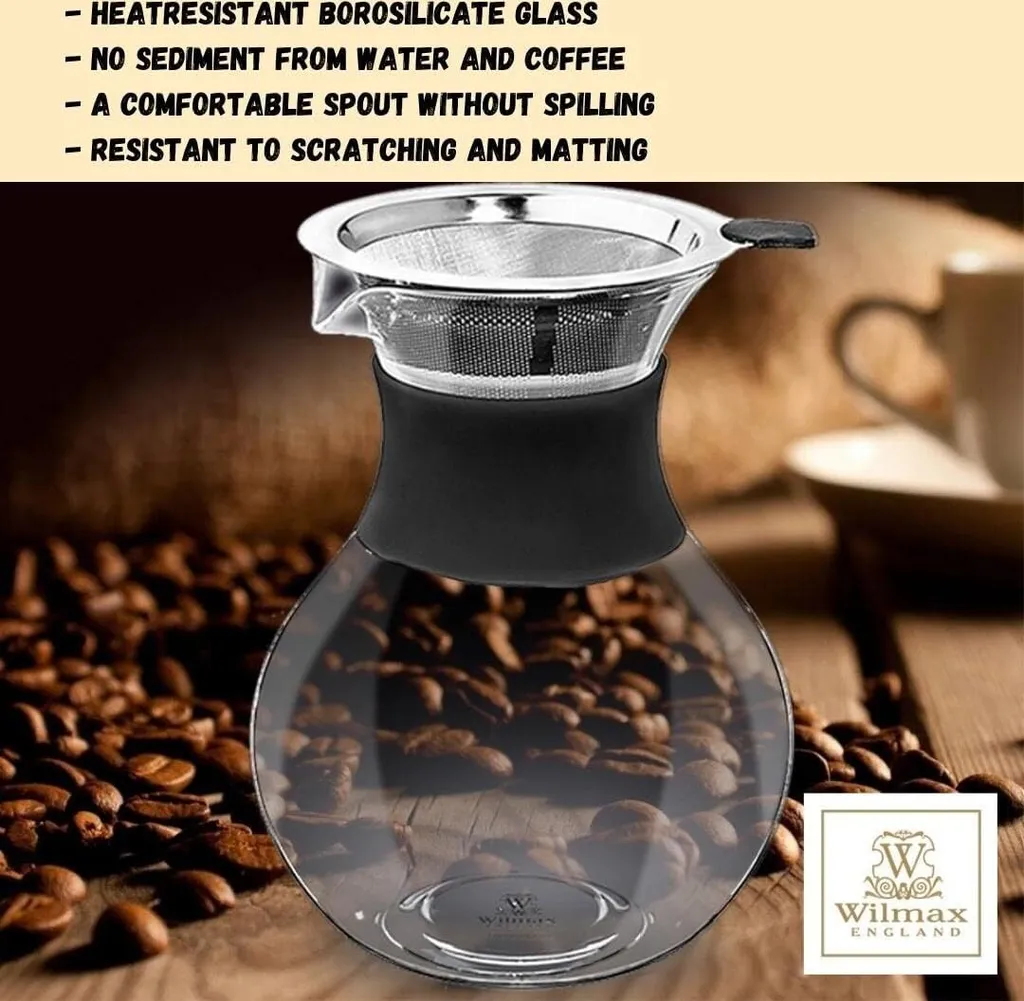 Decanter da caffè Wilmax in vetro borosilicato 950 ml WL-888854/A - 3